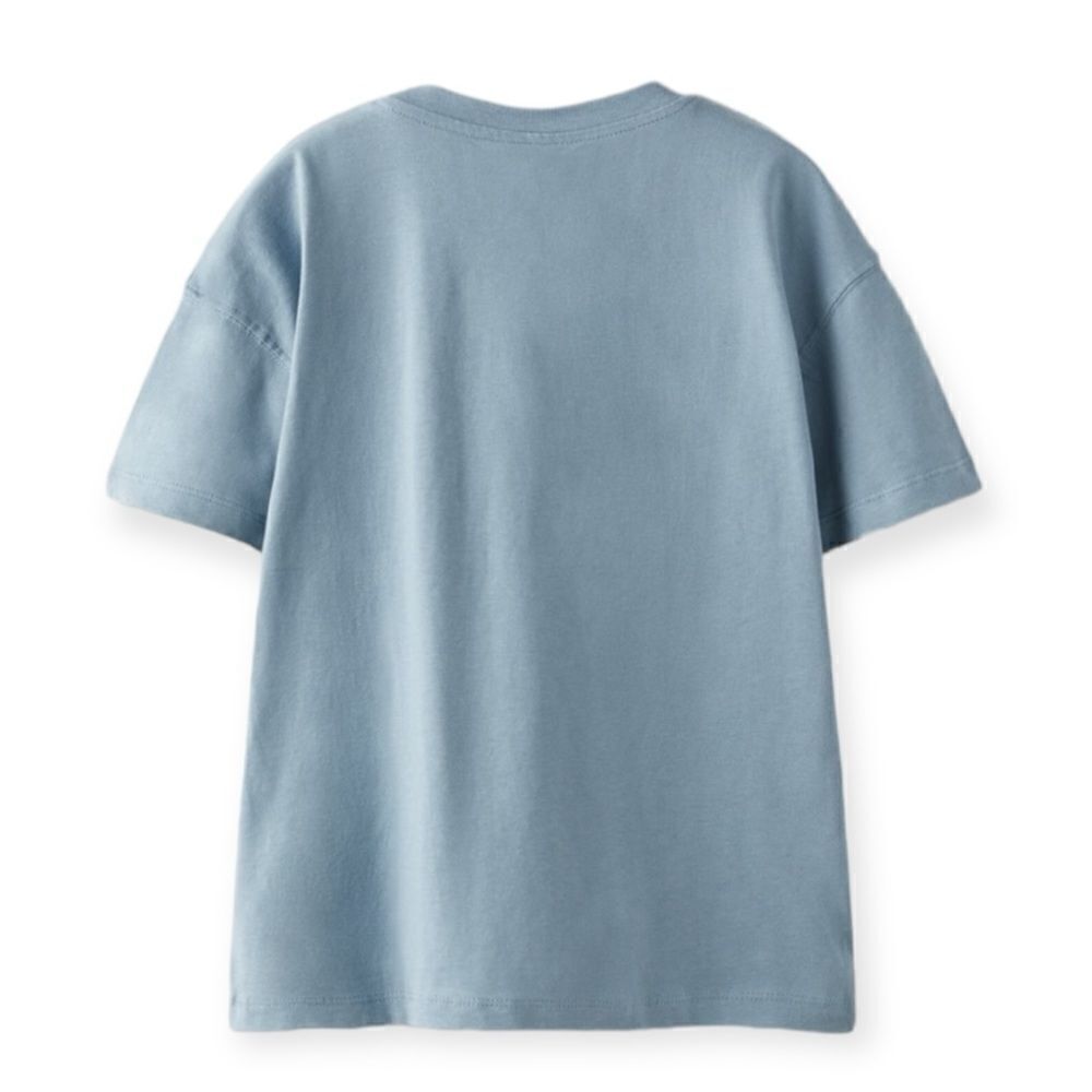ZARA Kids Blue Soccer T-Shirt NWT Size 9/10 - Picture 3 of 6